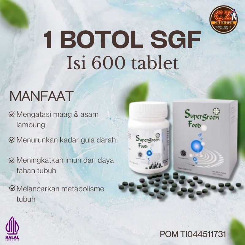 SGF Supergreen Food KK 600 Tablet
