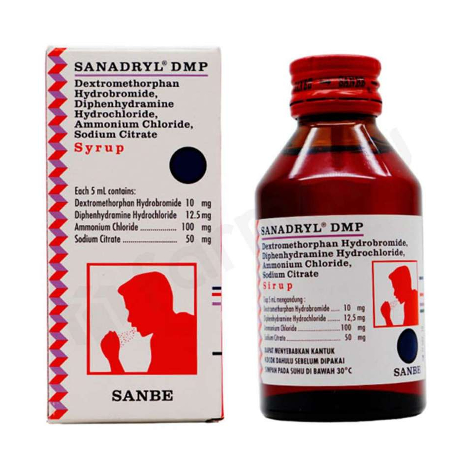 Sanadryl DMP Sirup 120 Ml
