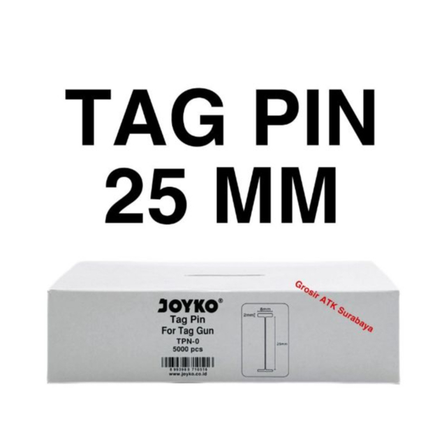 TERBARU ISI REFILL TAG PIN 25 MM / TOP PIN / ISI REFILL TAG GUN PANJANG 25 MM MURAH