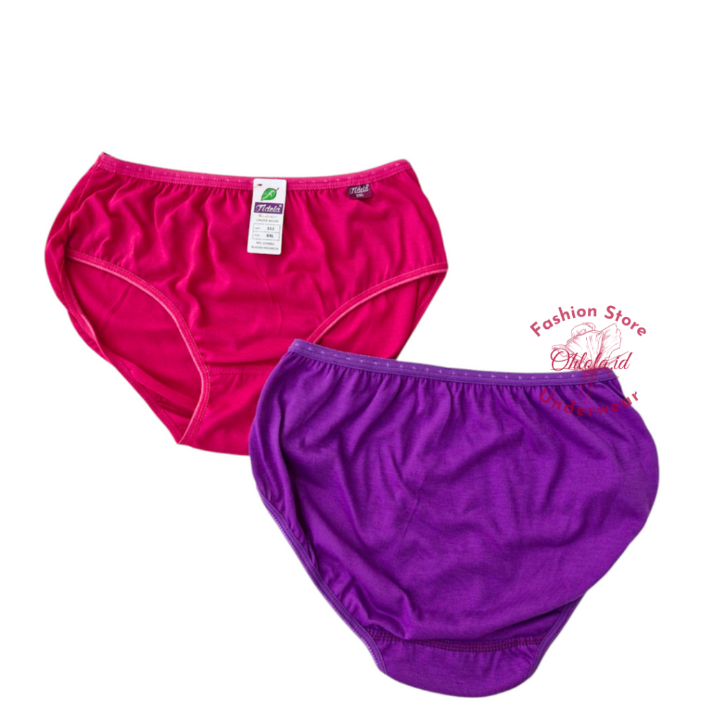 6 Pcs Celana Dalam Wanita Remaja Lembut CD Katun Polos