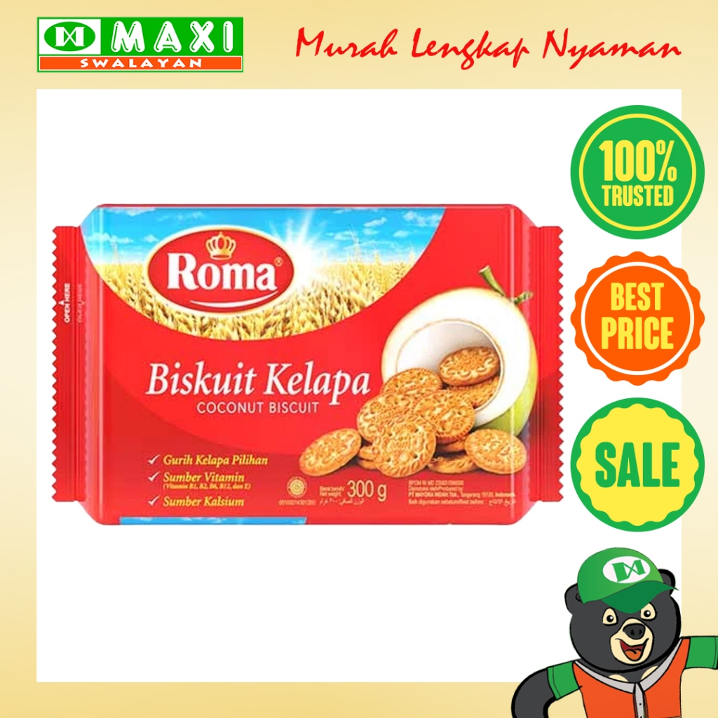 

Roma Biskuit Kelapa Kemasan 300gr