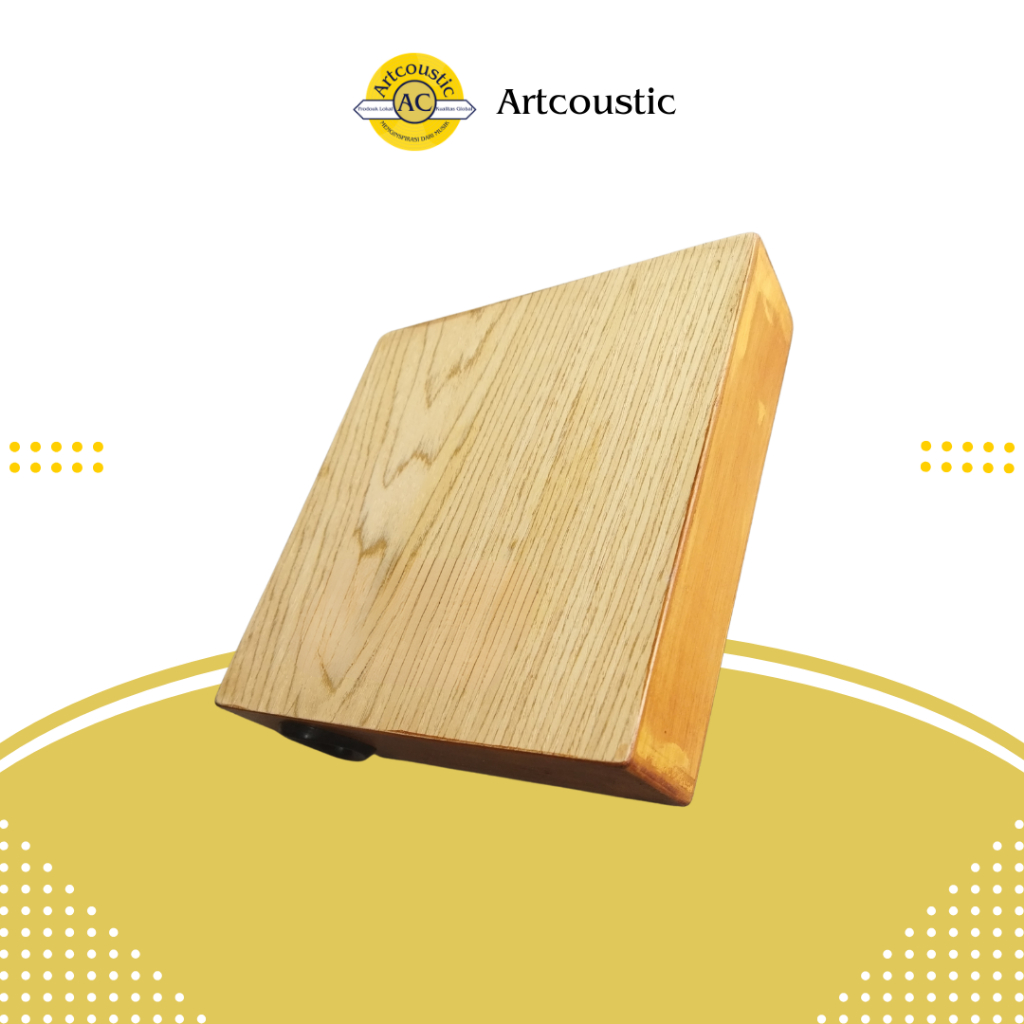 Travel Cajon Elektrik Profesional Bentuk Persegi Alat Musik Perkusi Kajon Latihan Artcoustic Kahon P