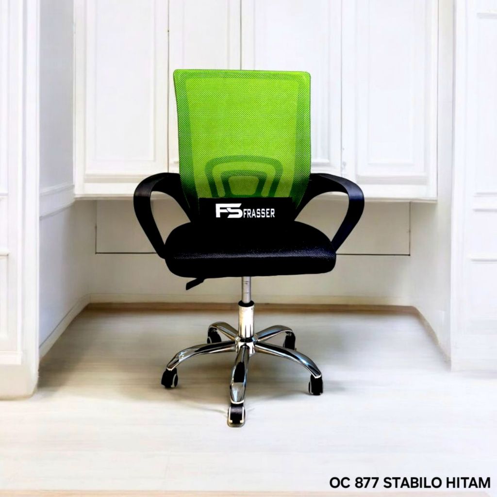 Kursi Kantor Direktur Kursi Belajar Kursi  Kursi Hidrolik Kursi Kantor Putih Ergonomis KRSKT 07