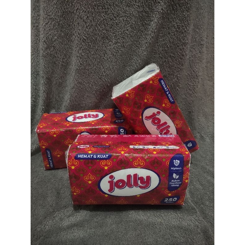 Tisu Jolly 250 Sheet 2ply