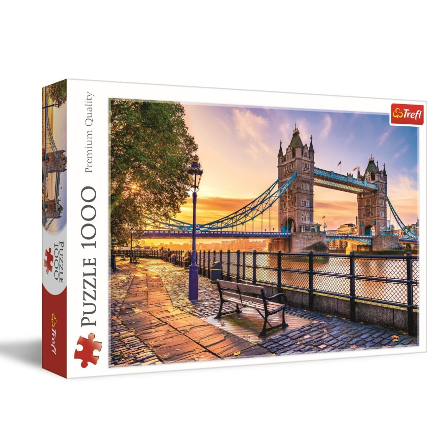 Trefl Jigsaw Puzzle 1000 Piece - Tower Bridge London 10774 | Mainan Hobi Koleksi Anak dan Dewasa