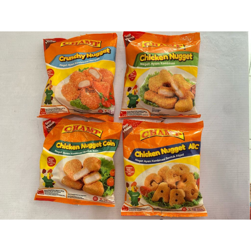 

Champ Chiken Nugget 220grm/225grm