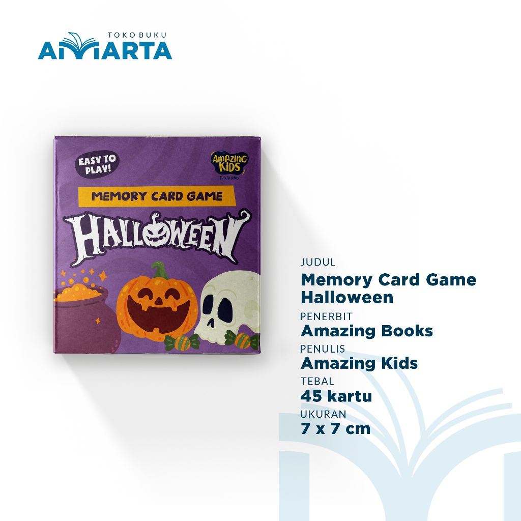 Permainan Edukasi Anak - Memory Card Game Hallowen