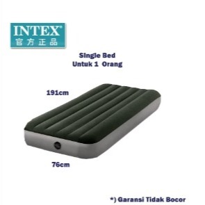 INTEX 64106 KASUR ANGIN SINGLE AIRBED DURABEAM SINGLE KASUR TIUP Kasur Angin Intex Durabeam Single A