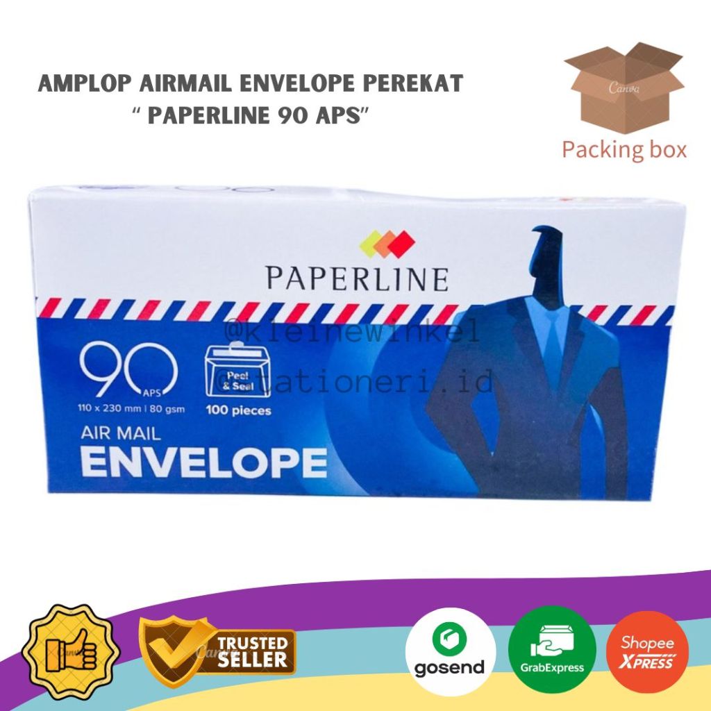 

Amplop Perekat PAPERLINE Panjang Air Mail 90 APS