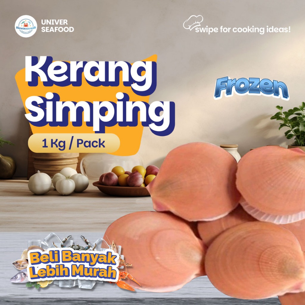 

Kerang Simping Frozen Fresh 1kg