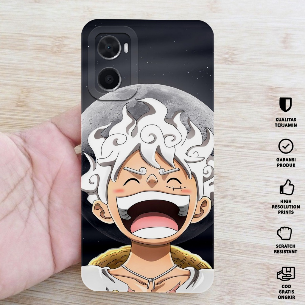 Case Oppo A76 / Oppo A36 - Softcase Oppo A76 Oppo A36 Case Procamera Motif Luffy - Casing Hp Oppo A7