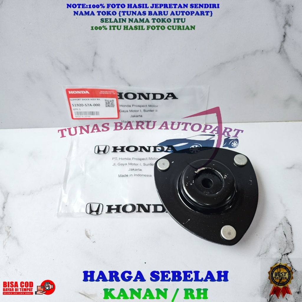 KARET SUPORT SOK DEPAN KANAN HONDA CRV GEN 2 2002-2006