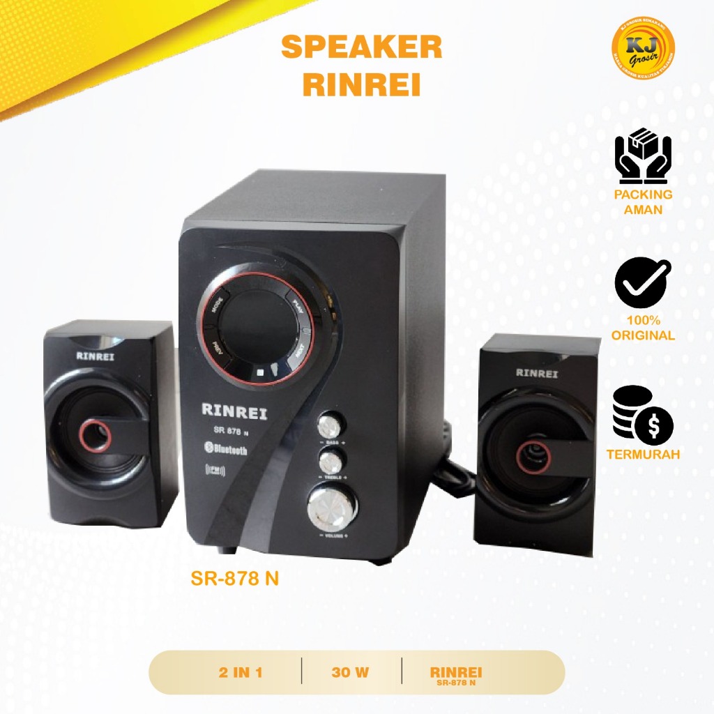 PROMO SPEAKER BLUETOOTH RINREI SR-878 N TERMURAH REKOMENDASI SEMARANG