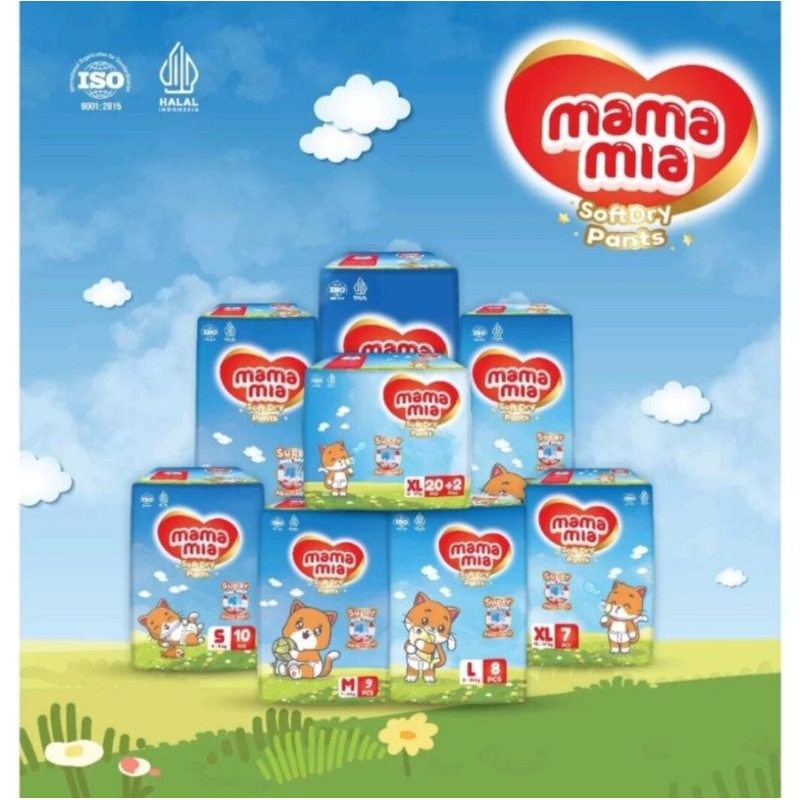Mamamia Soft Dry Pants - S32/M28/L24/XL20
