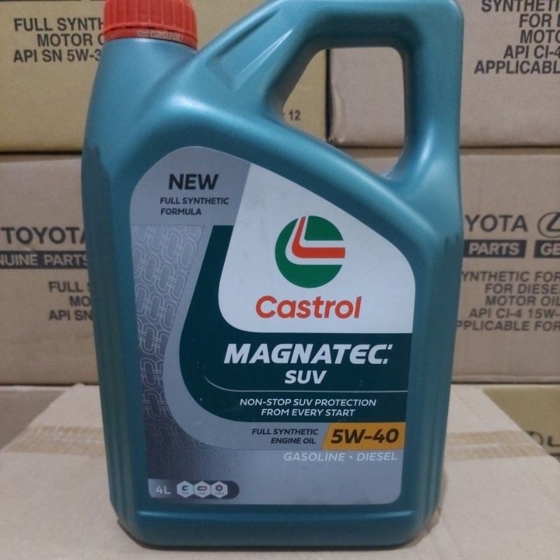 Oli Mesin Mobil Castrol MAGNATEC FULL SYNTHETIC ENGINE OIL For Petrol and Diesel Engine 5W-40