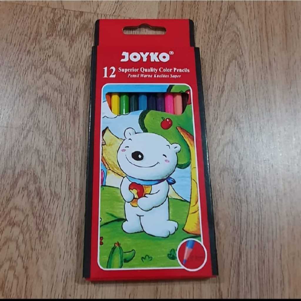 

PENSIL WARNA JOYKO 12 WARNA PANJANG JOYKO CP 12 PB