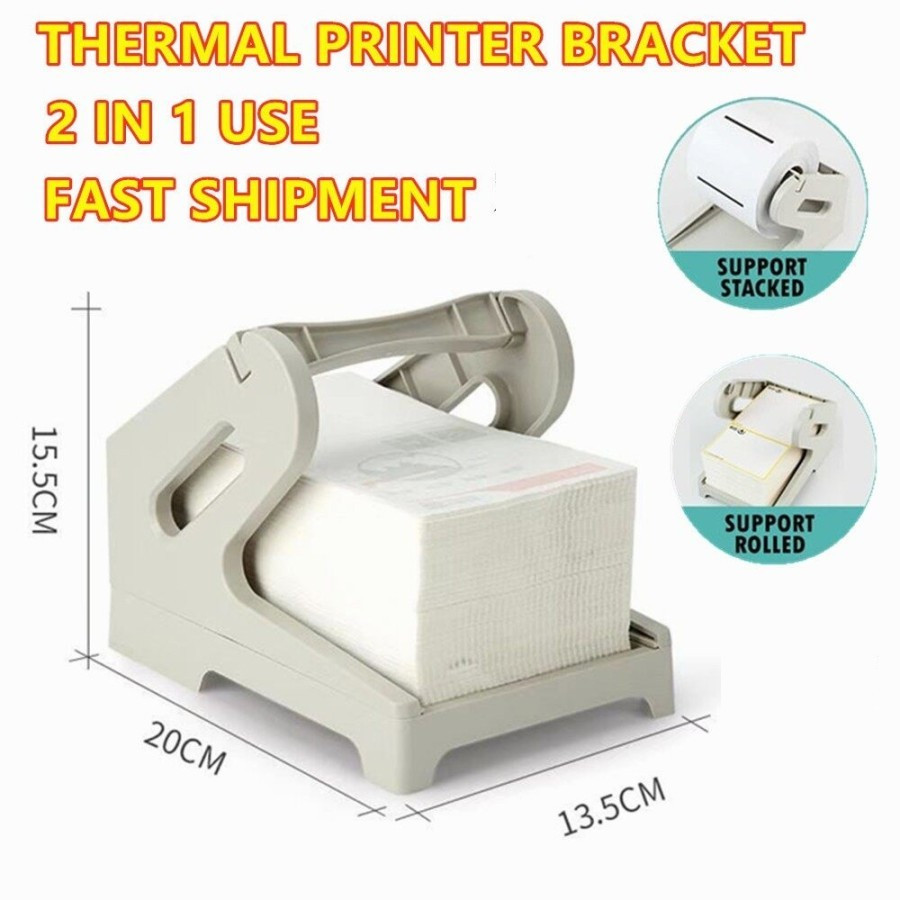 

Paper Holder Thermal Label Printer [4 INCH] HOLDER KERTAS PRINTER