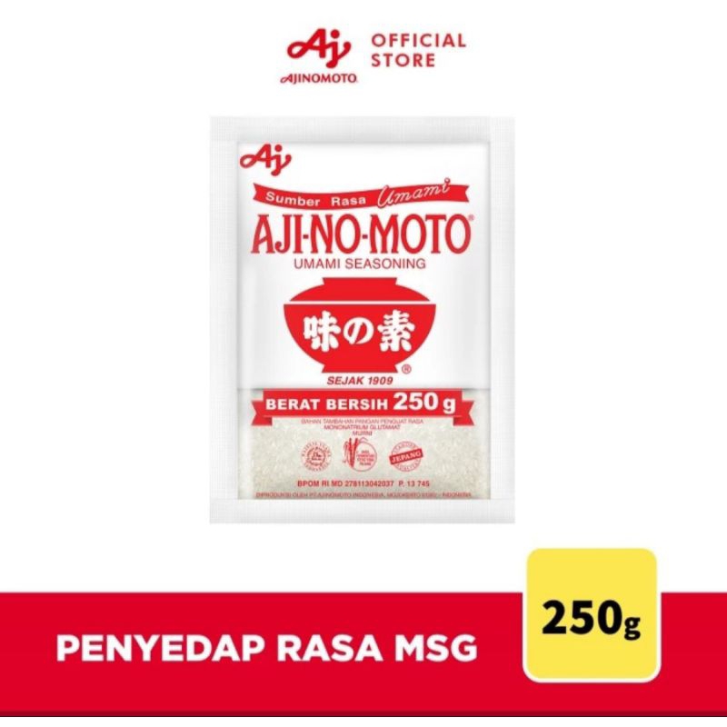 

Ajinomoto penyedap rasa 250gr