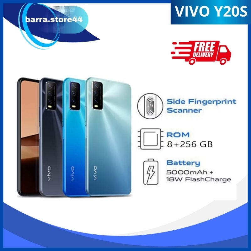 HP VIVO Y20S G RAM 8/256 FULLSET BERGARANSI