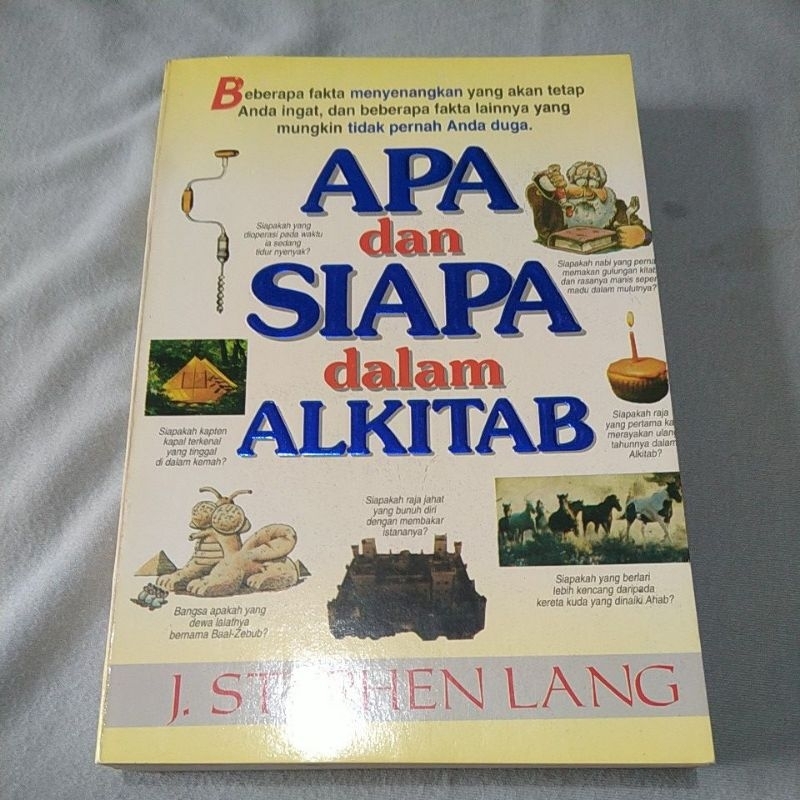 Apa dan Siapa dalam Alkitab J.Stephen Lang