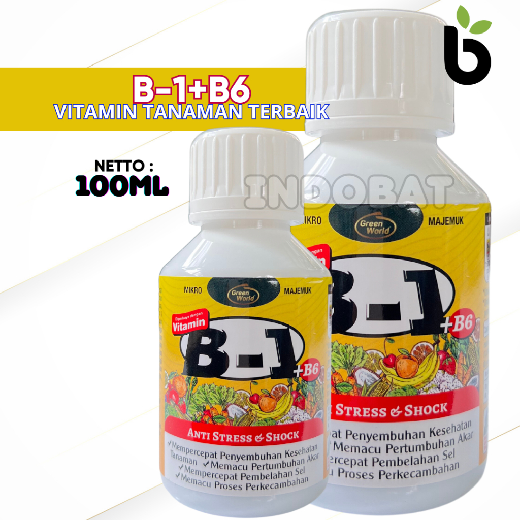 Vitamin B1+B6 Pupuk Anti Stress Tanaman Dan Memperbaiki Tanaman Rusak