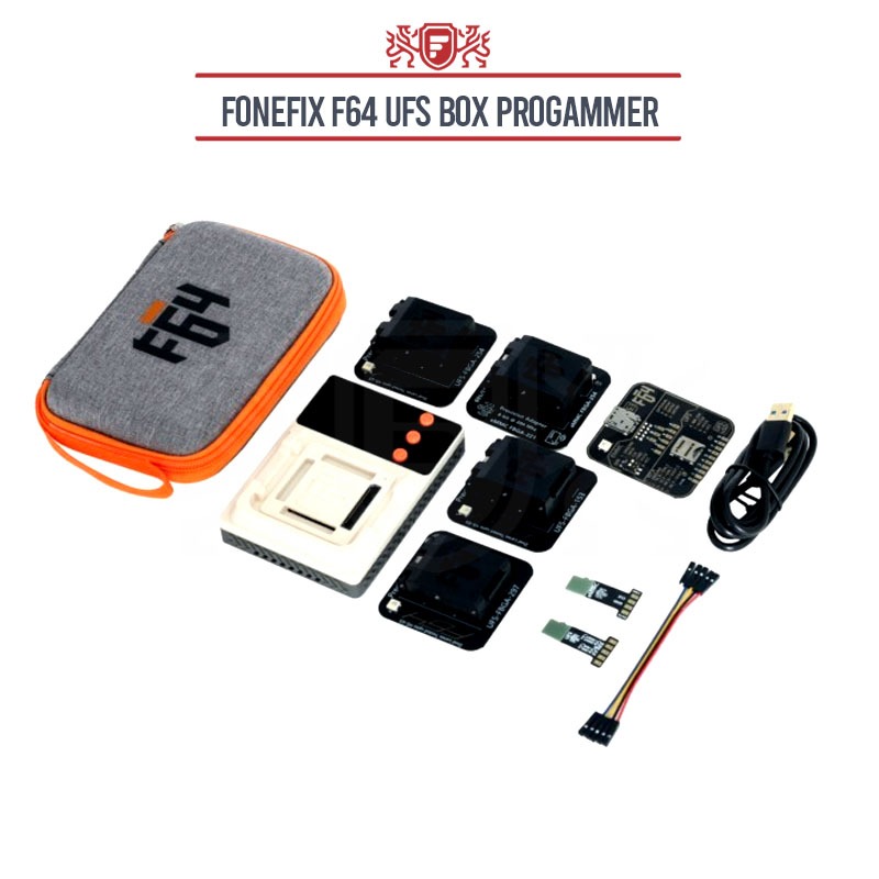 Fonefix F64 UFS Box Progammer / Box F64 Programmer With Socket EMMC 4IN1 UFS 153 254 297
