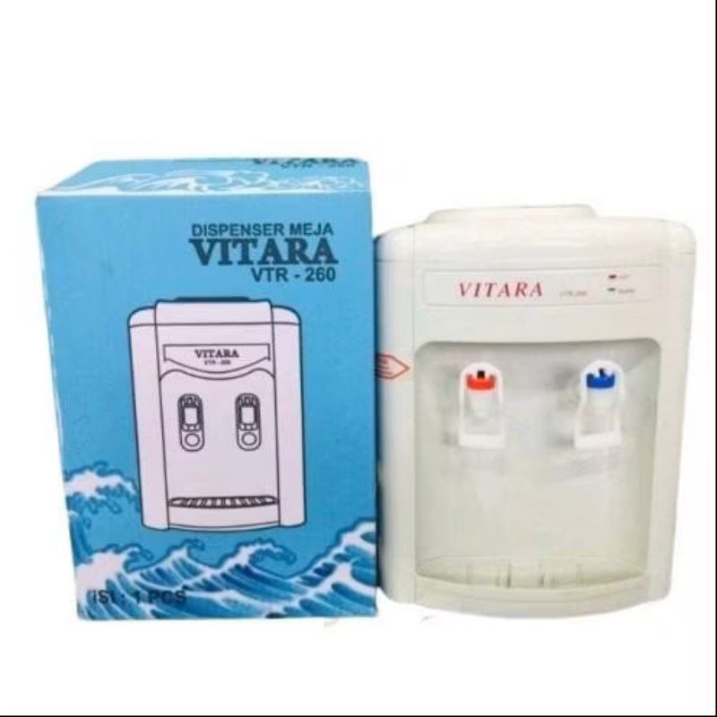 Dispenser Vitara VTR-260 / Dispenser Galon Atas Vitara Vtr 260 / Dispenser Air Galon Hot Dan Normal 