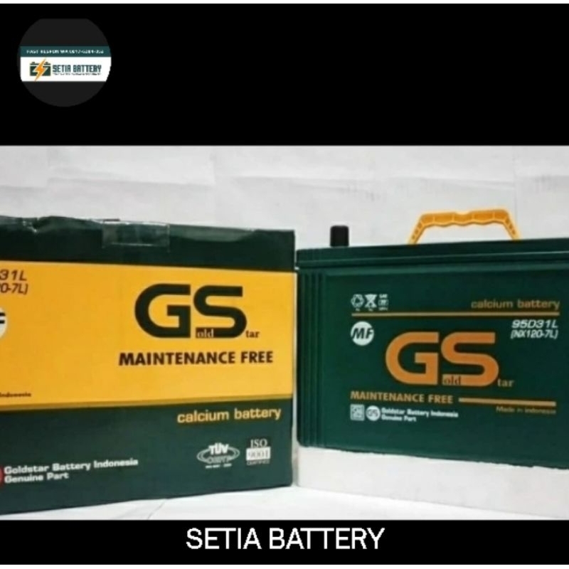 AKI KERING PAJERO GS GOLDSTAR MF NX120-7L/95D31L(12vol 110ah)