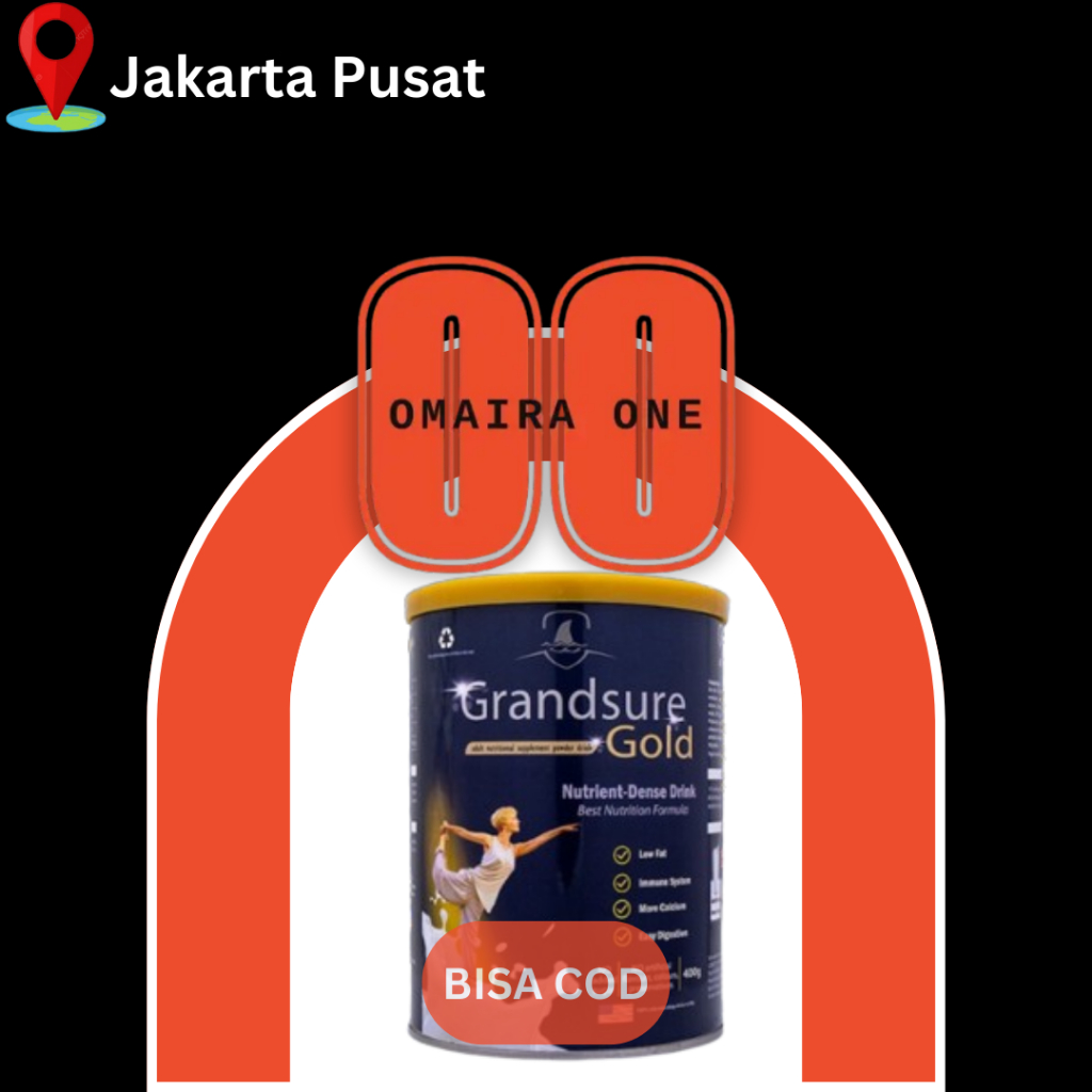 

(OkGasCod) Grandsure gold Original Susu untuk Kesehatan Tulang Dan Sendi -OmairaOne
