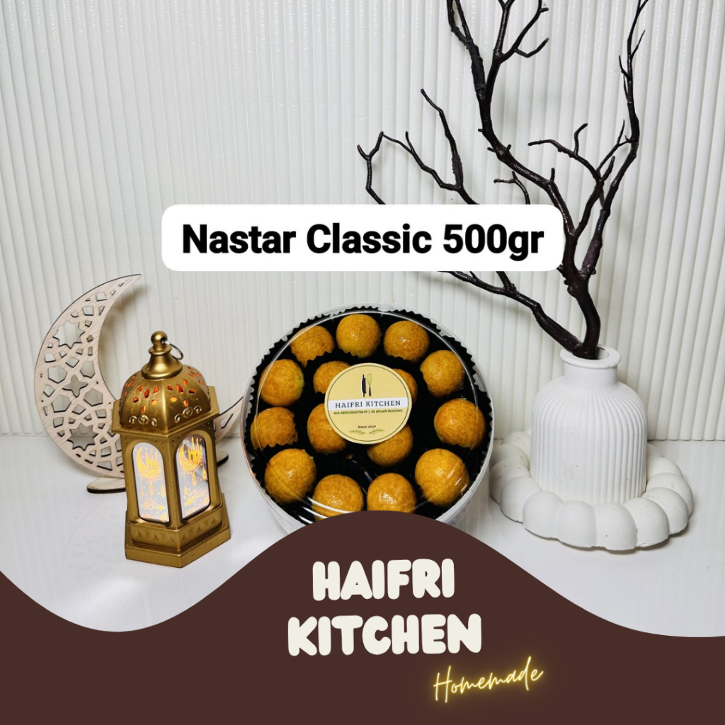 

HAIFRI KITCHEN - Nastar Classic 500gr, Kue Kering Lebaran, Kue Kering Homemade, Kuker Hari Raya, Snack Cemilan