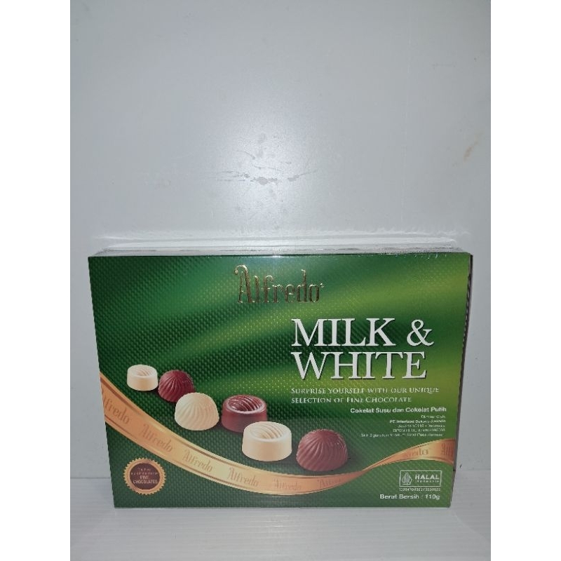 

Alfredo Milk & white box 110gr