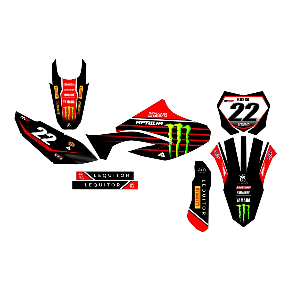 merah wr 155 DESAIN DECAL YAMAHA WR 155 FULL BODY  GLOSSY  KEREN BAGUS
