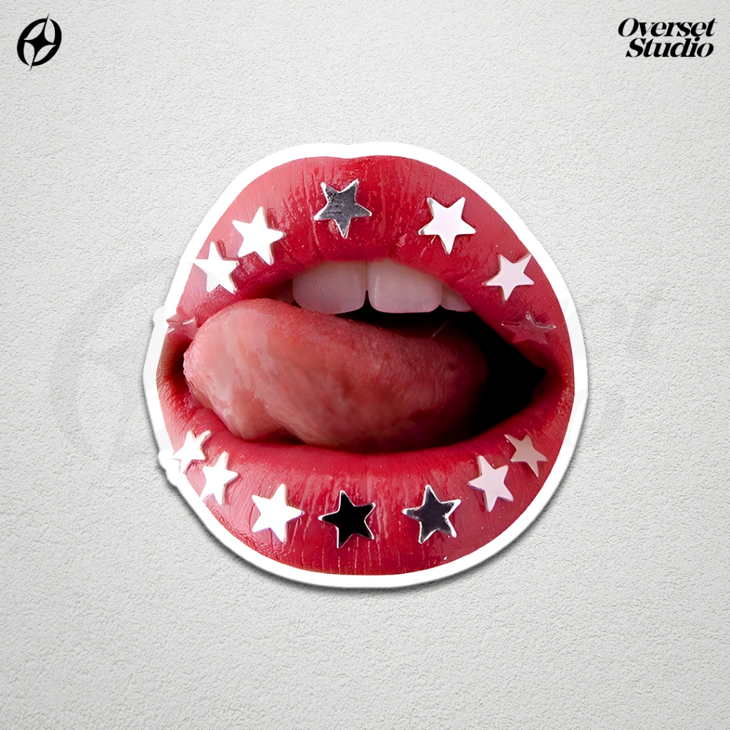 

(GRATIS ONGKIR & COD) Stiker Sticker Star Lips / Stiker Aesthetic lipstick Cute / Sticker Vinyl Glossy / Lips Kiss Aesthetic Sticker / Sticker Band / Stiker Brand Lokal / Stiker Satuan / Sticker Custom / Sticker Helm / Stiker Tumbler / Stiker Anti Air