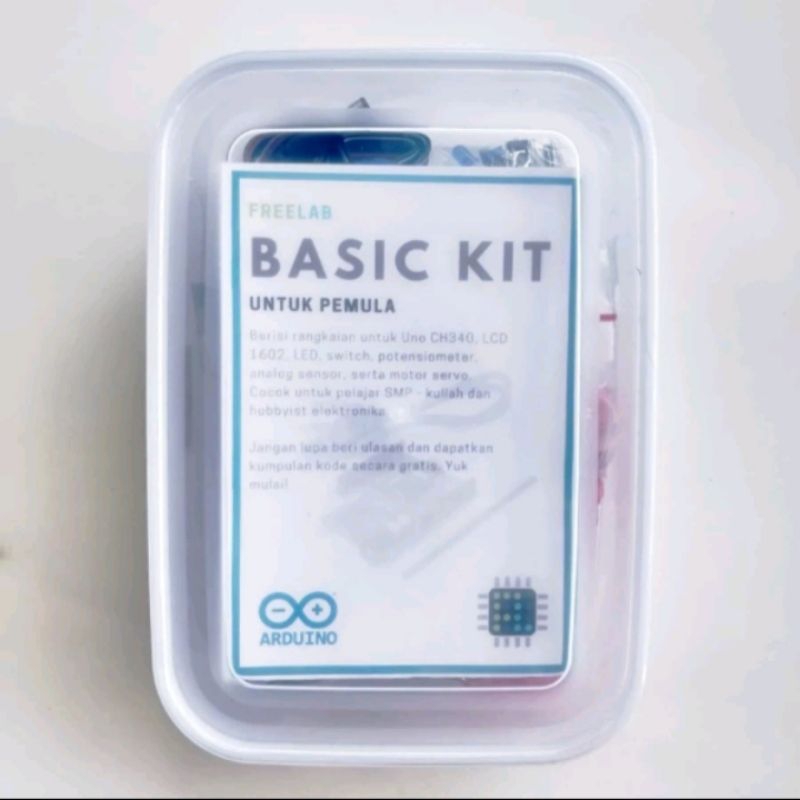paket lengkap kit set Arduino Uno modul praktek