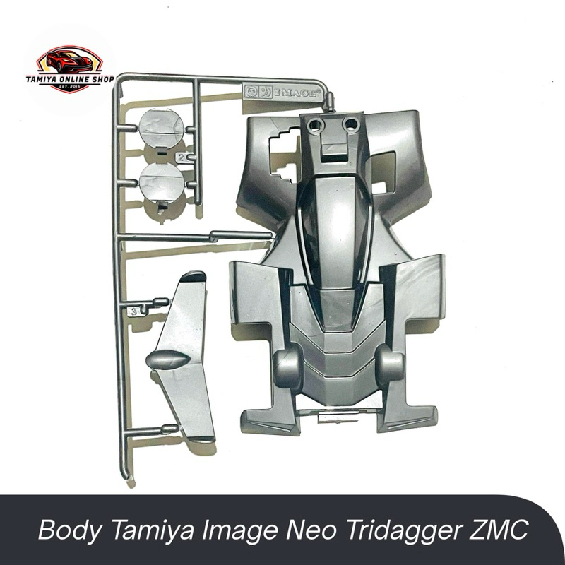 Rep Tamiya Body Tamiya Neo Tridagger ZMC Super 1 Chassis S1 Mini 4WD Image