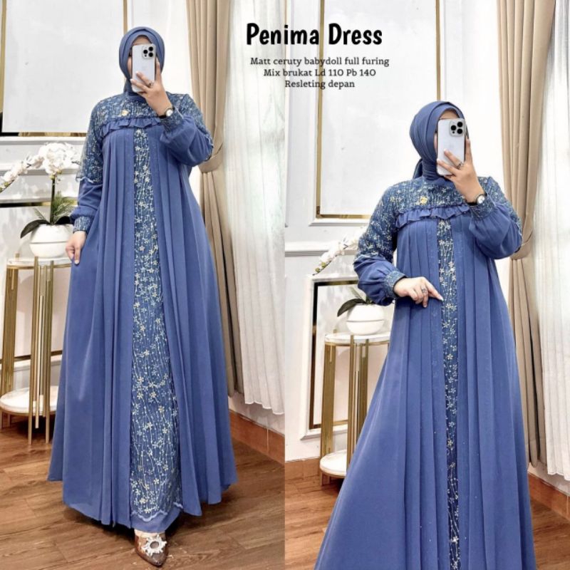 PENIMA DRESS KONDANGAN / BAJU WANITA SETELAN WANITA TERBARU REMAJA KEKINIAN / GROSIR BUSANA SURABAYA