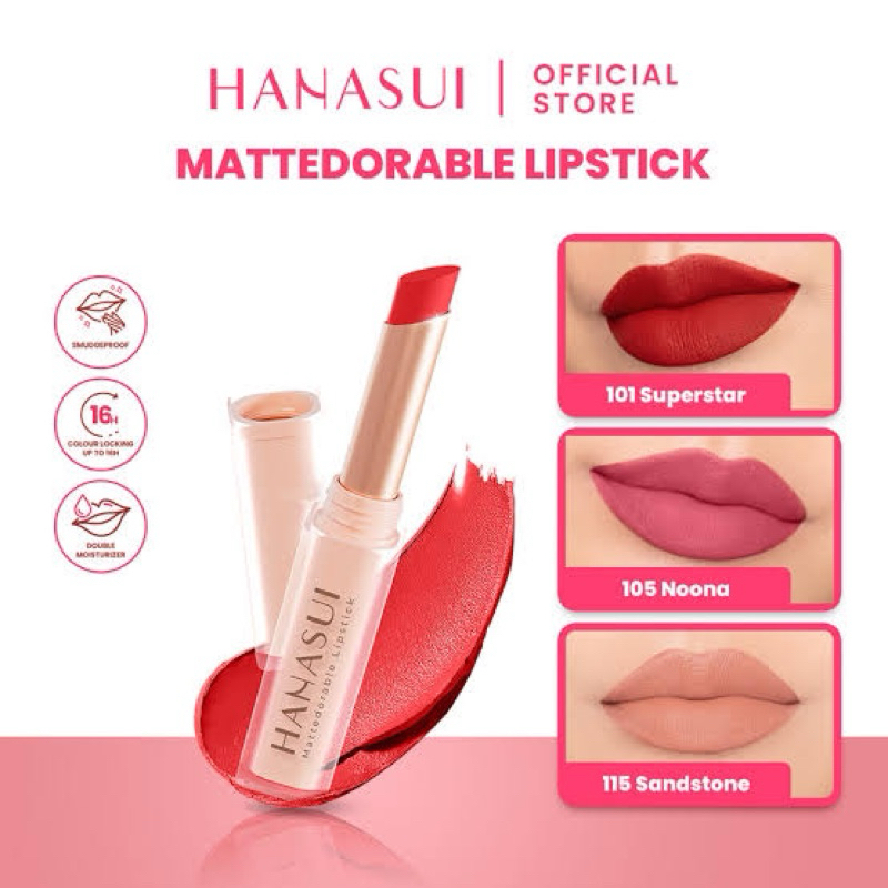 HANASUI Mattedorable lipstik
