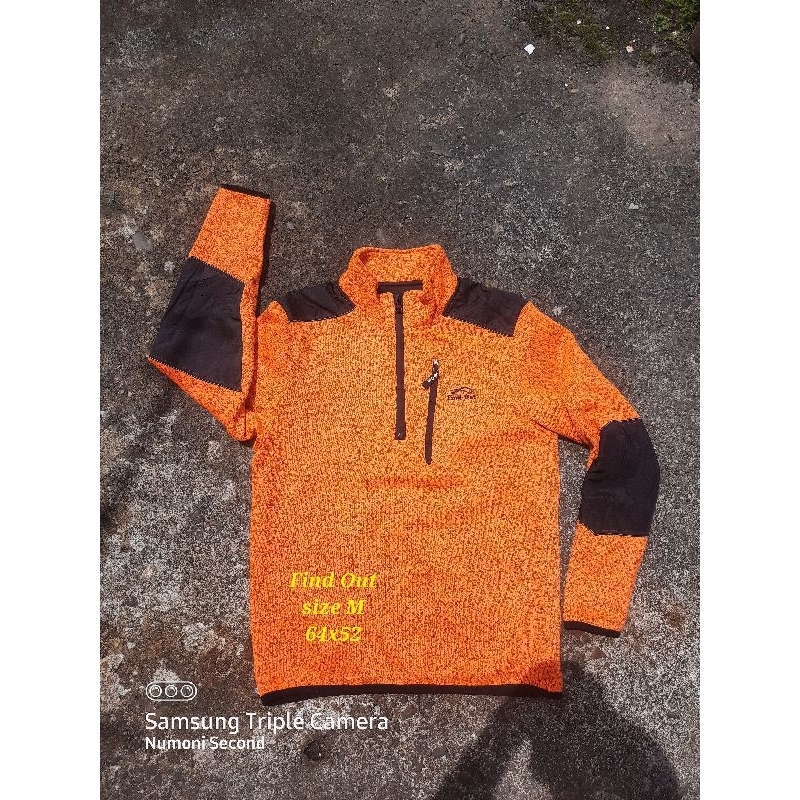 jaket polar find out gunung outdoor hiking olahraga