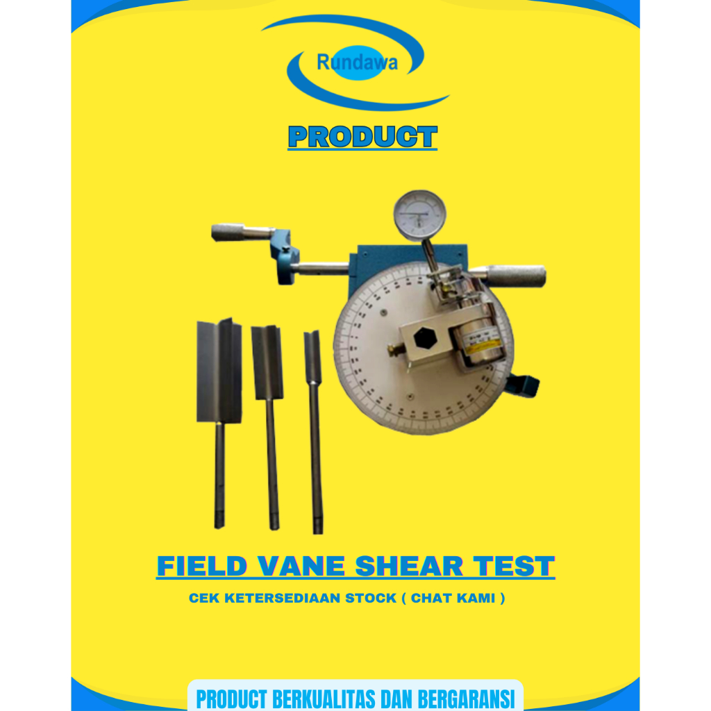 FIELD VANE SHEAR TEST / Jual Field Vane shear test / Field Vane shear test