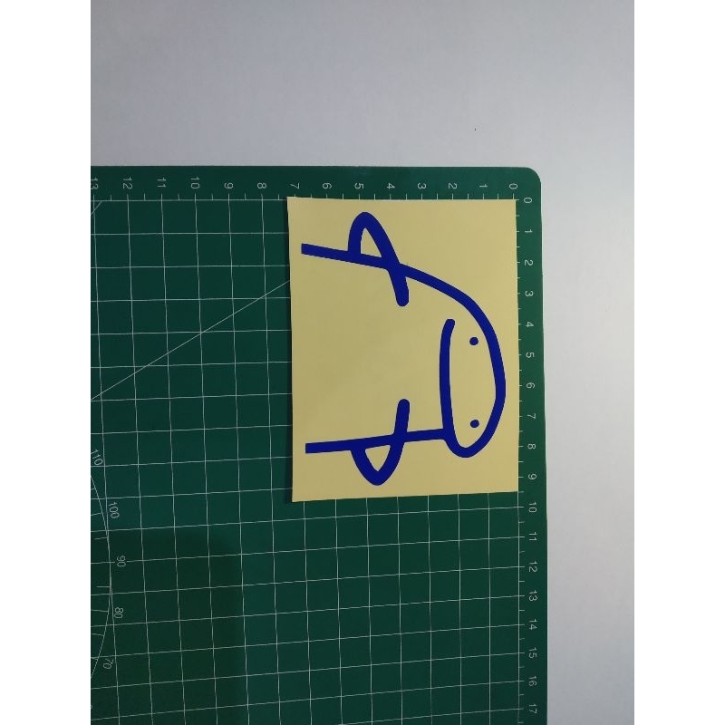 

stiker cutting flork meme