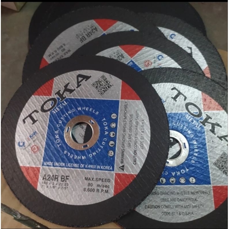 Mata Gerinda Potong Besi 4 inch TOKA ORIGINAL