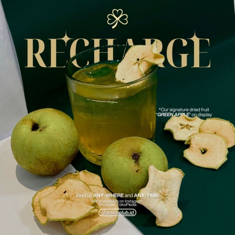 

Dried Green Apple | Apel Hijau Kering | 50Gr | 100Gr