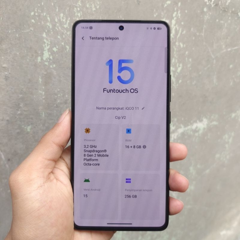IQOO 11 second normal fullset murah