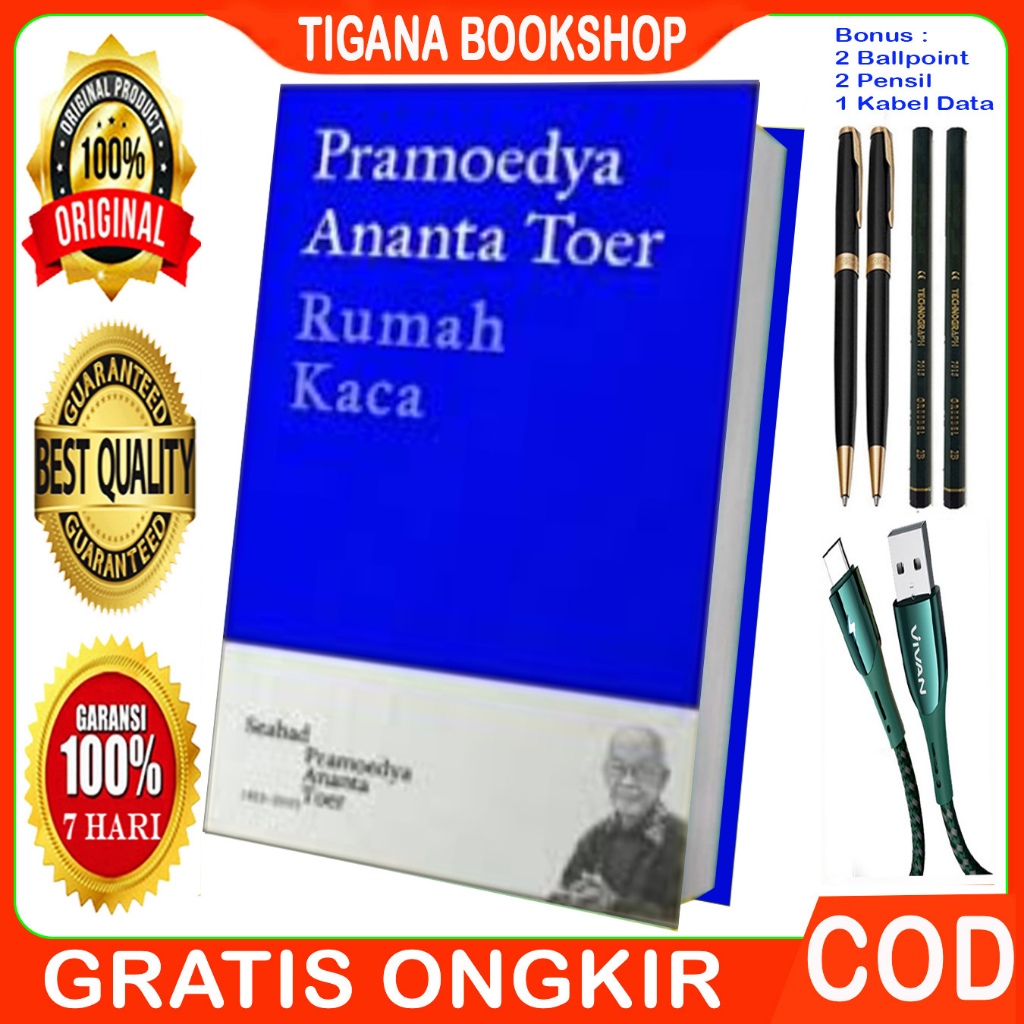 Rumah Kaca - Pramoedya Ananta Toer - Original - Cover 100 Tahun Pramoedya Ananta Toer
