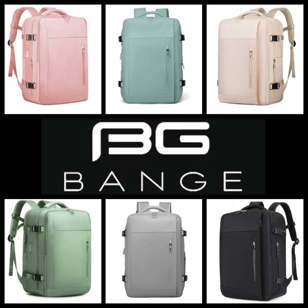 Bange  classy elegant waterproof laptop backpack tas ransel pria wanita exclusive 1801 eg az