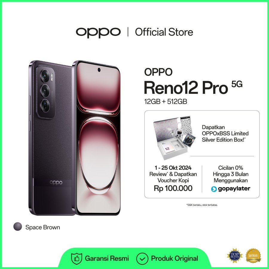 OPPO Reno12 Pro 5G 12GB/512GB Smartphone