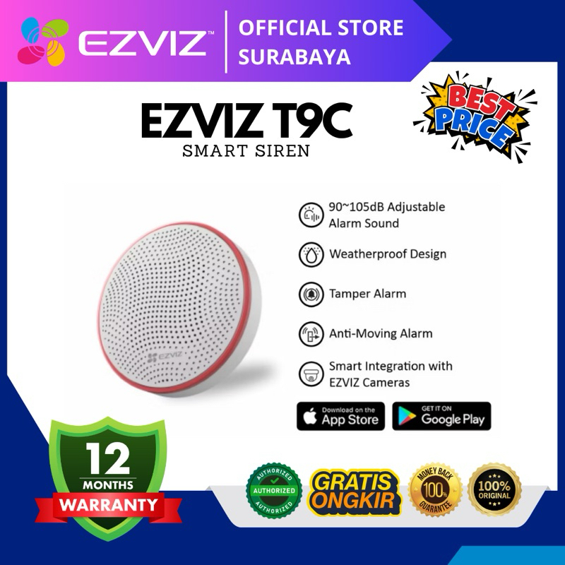 Ezviz T9C Smart Home Siren Alarm