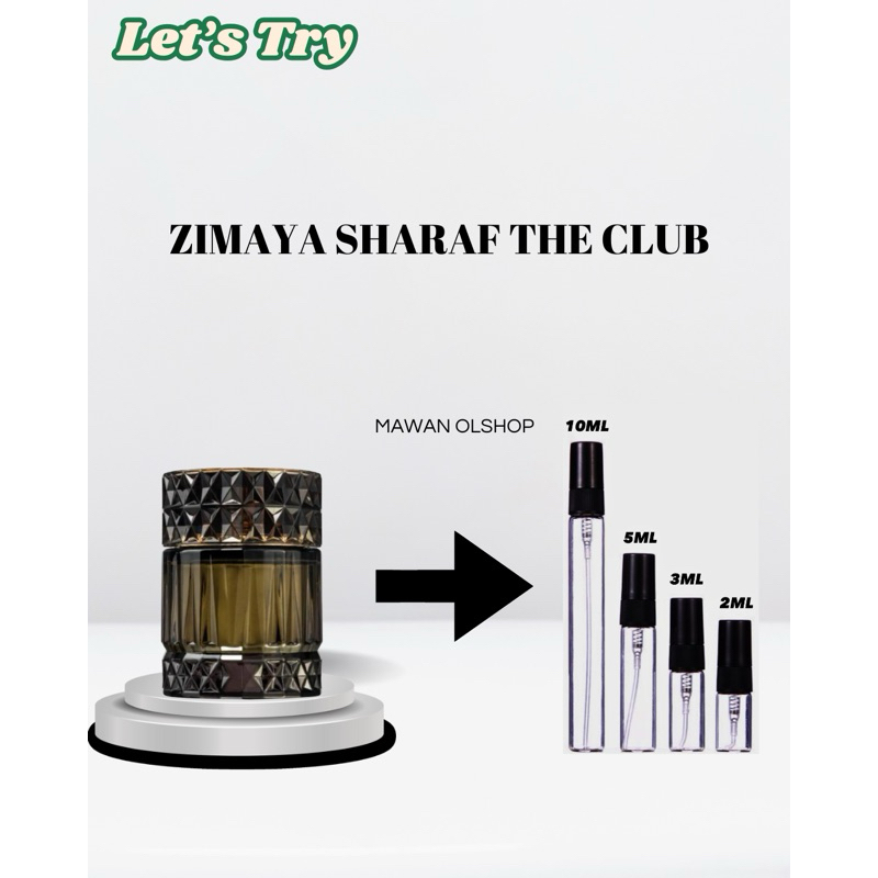 Decant Parfume Sharaf The Club Extrait The Parfume
