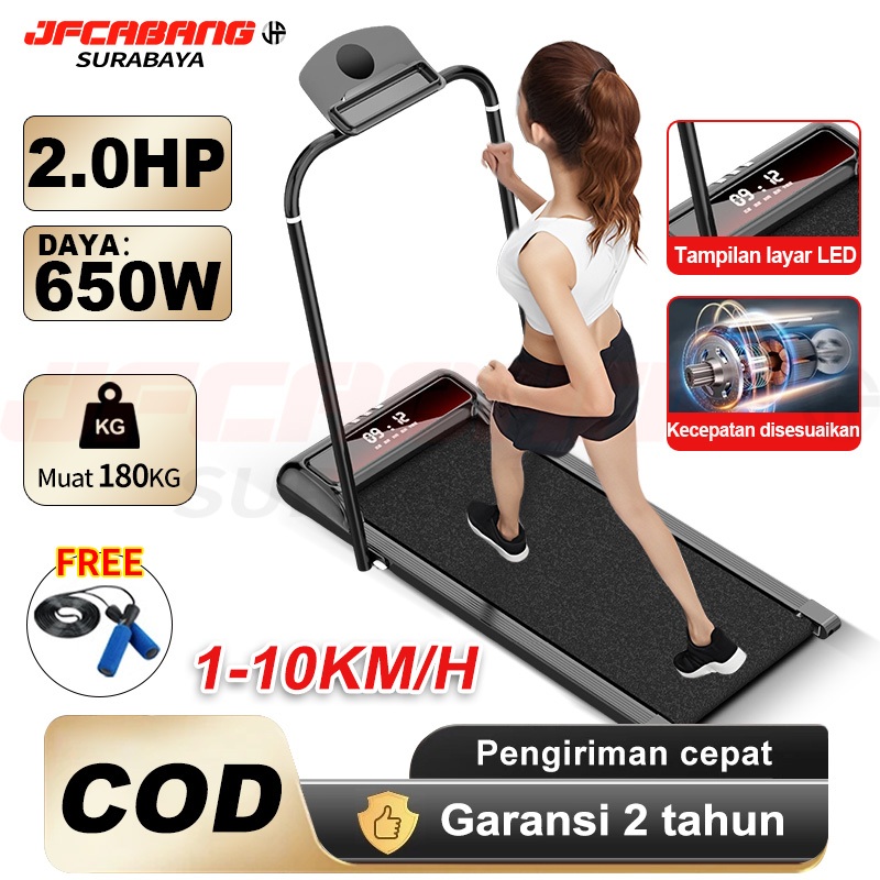 JF Treadmill Murah elektrik Running Pad (Elektrik) Treadmill ultra-tenang dan Termurah alat fitness 