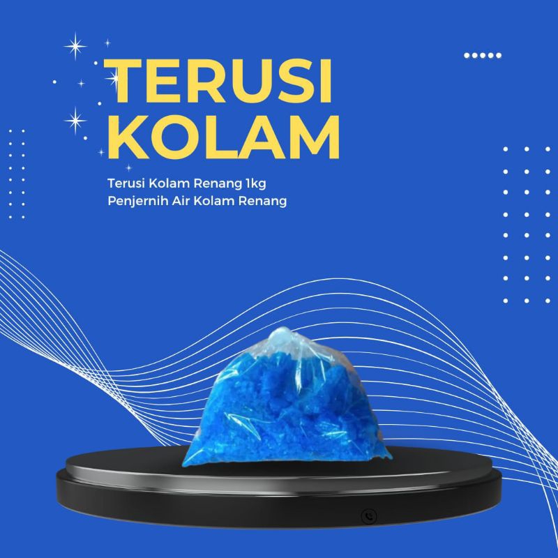 Terusi Kolam Renang 1Kg - Terusi Penjernih Air Kolam Renang